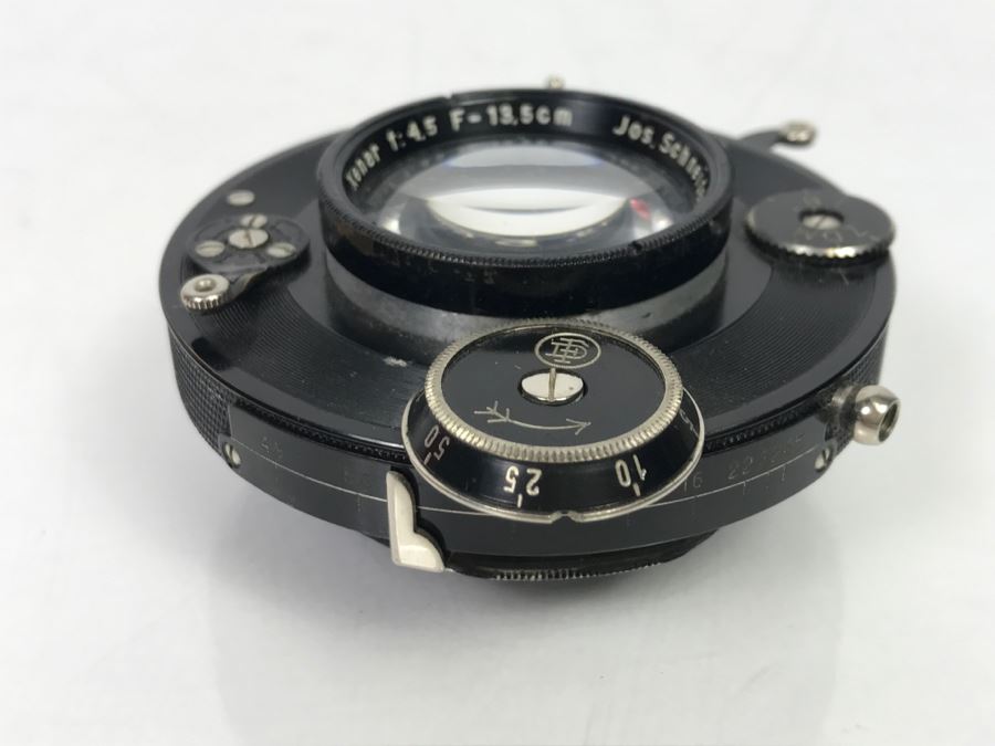Antique COMPUR Jos. Schneider & Co Kreuznach Xenar Lens f:4.5 13.5cm Note Lens Has Some Cloudy Areas [Photo 9]