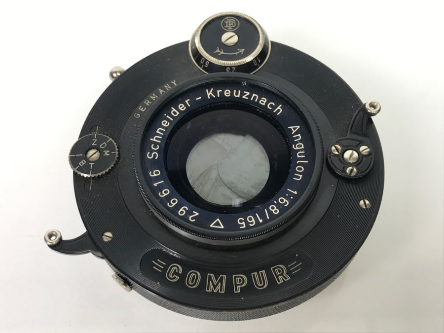 Antique COMPUR Schneider-Kreuznach Angulon Lens 1:6,8 Germany [Photo 2]