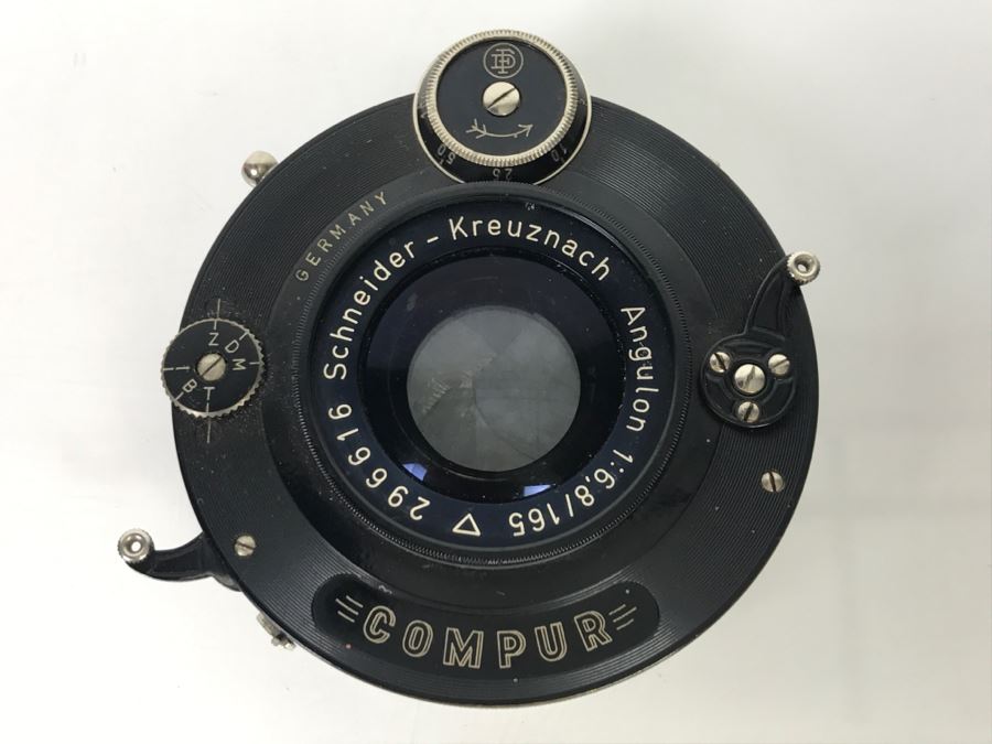 Antique COMPUR Schneider-Kreuznach Angulon Lens 1:6,8 Germany [Photo 1]