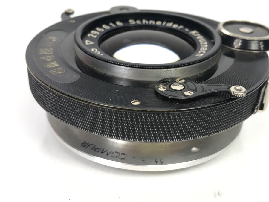 Antique COMPUR Schneider-Kreuznach Angulon Lens 1:6,8 Germany [Photo 8]