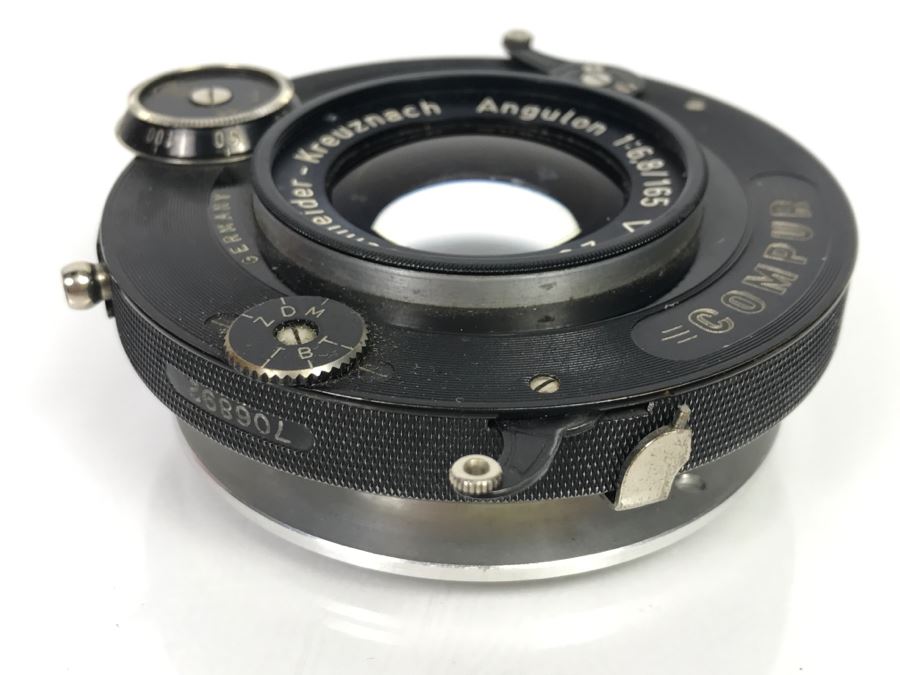 Antique COMPUR Schneider-Kreuznach Angulon Lens 1:6,8 Germany [Photo 5]