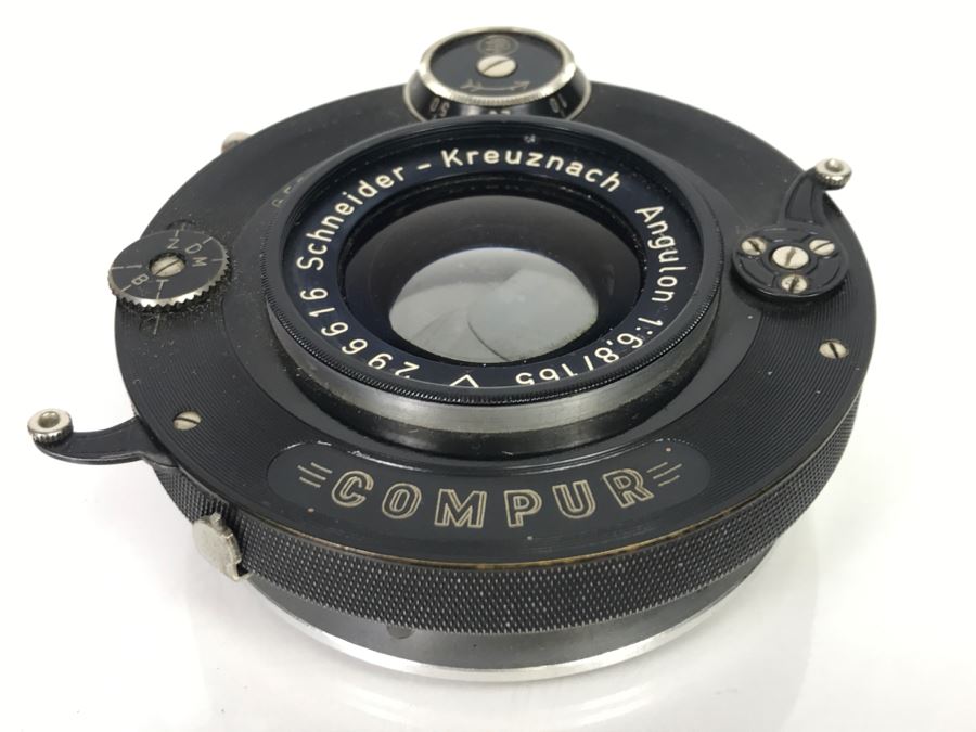Antique COMPUR Schneider-Kreuznach Angulon Lens 1:6,8 Germany [Photo 3]