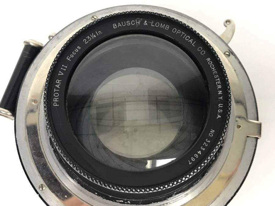 Antique PROTAR VII Focus 18 7/8in Bausch & Lomb Optical Co Rochester, NY