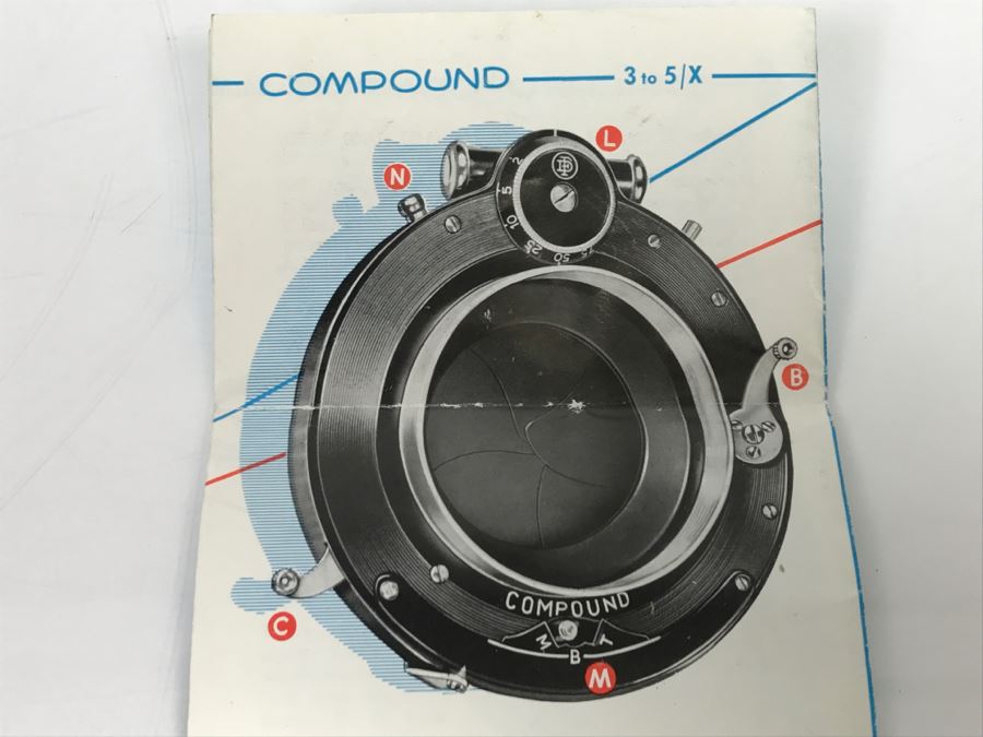 Vintage Pamphlet 'The Key To Your Large-Format Camera' Compound Compur Synchro-Compur [Photo 4]