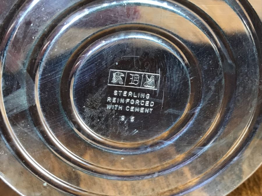 Pair Of Sterling Silver Weighted Vases [Photo 9]