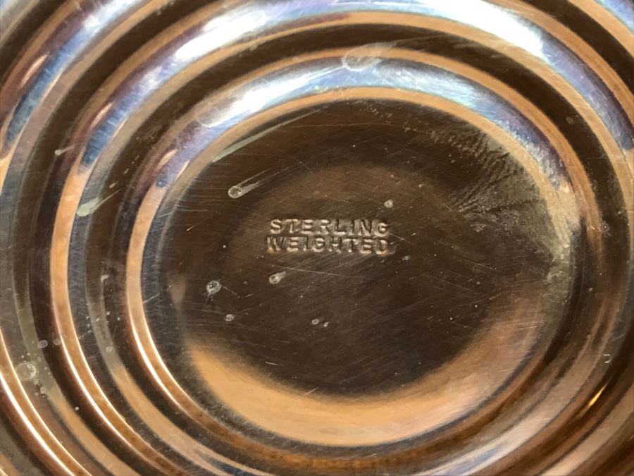 Pair Of Sterling Silver Weighted Vases [Photo 10]