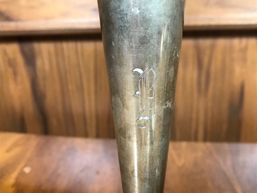 Pair Of Sterling Silver Weighted Vases [Photo 7]