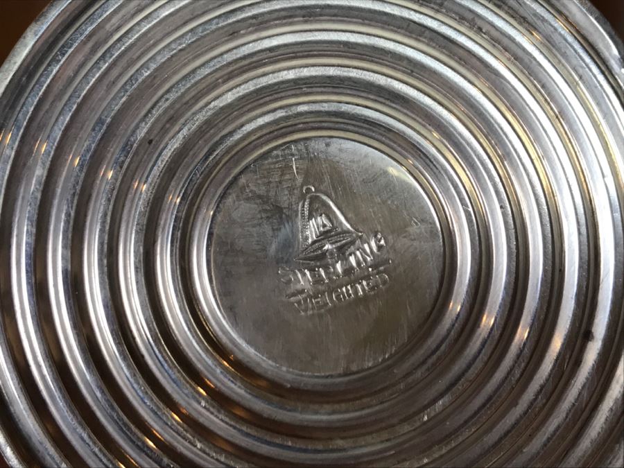 Set Of (4) Sterling Silver Weighted Footed Bowls [Photo 16]