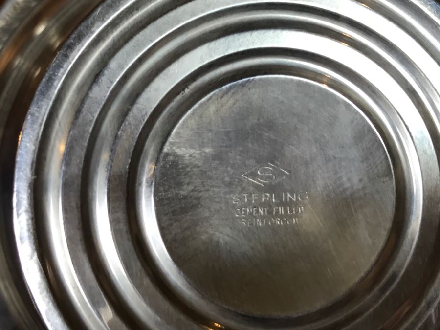 Set Of (4) Sterling Silver Weighted Footed Bowls [Photo 14]