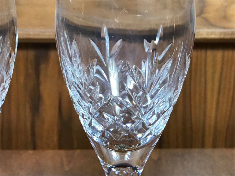 Pair Of New Waterford Crystal Stemware Glasses Cardiffe Wine [Photo 4]