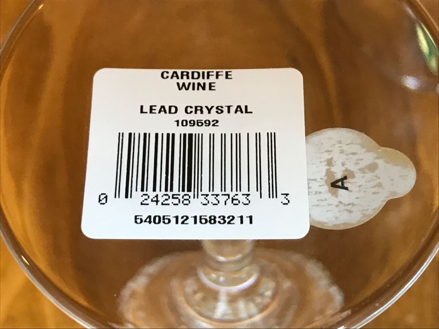 Pair Of New Waterford Crystal Stemware Glasses Cardiffe Wine [Photo 6]