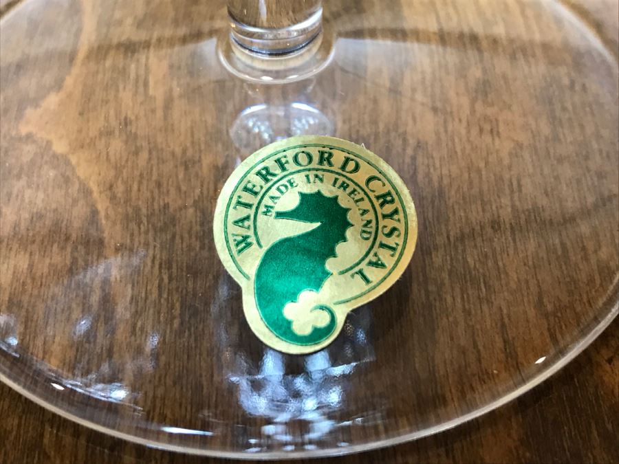 Pair Of New Waterford Crystal Stemware Glasses Cardiffe Wine [Photo 3]