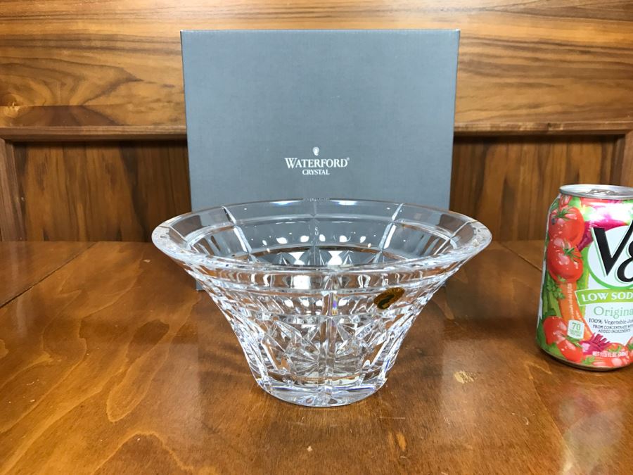 New Old Stock Waterford Crystal Bowl The Welcome Bowl 100541 1997