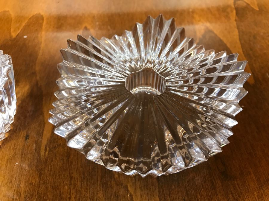 Pair Of Crystal Candleholders [Photo 4]