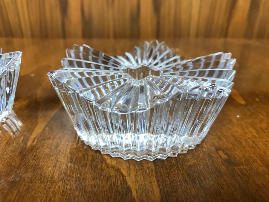 Pair Of Crystal Candleholders [Photo 5]