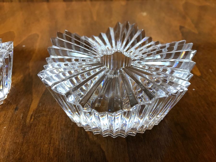 Pair Of Crystal Candleholders [Photo 3]