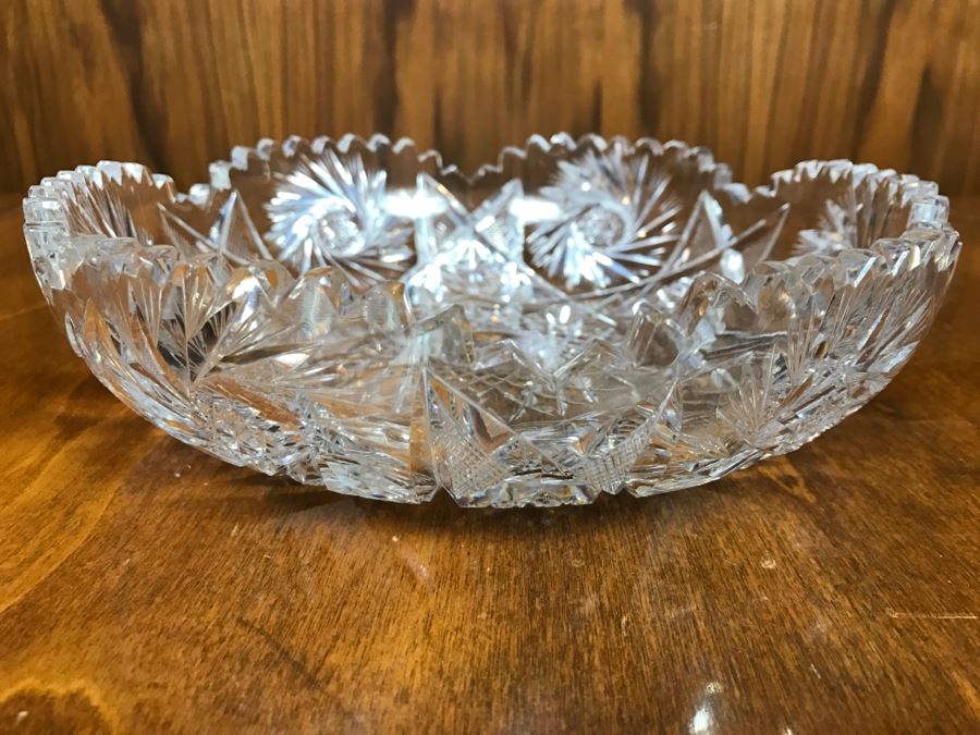 Stunning Cut Crystal Bowl