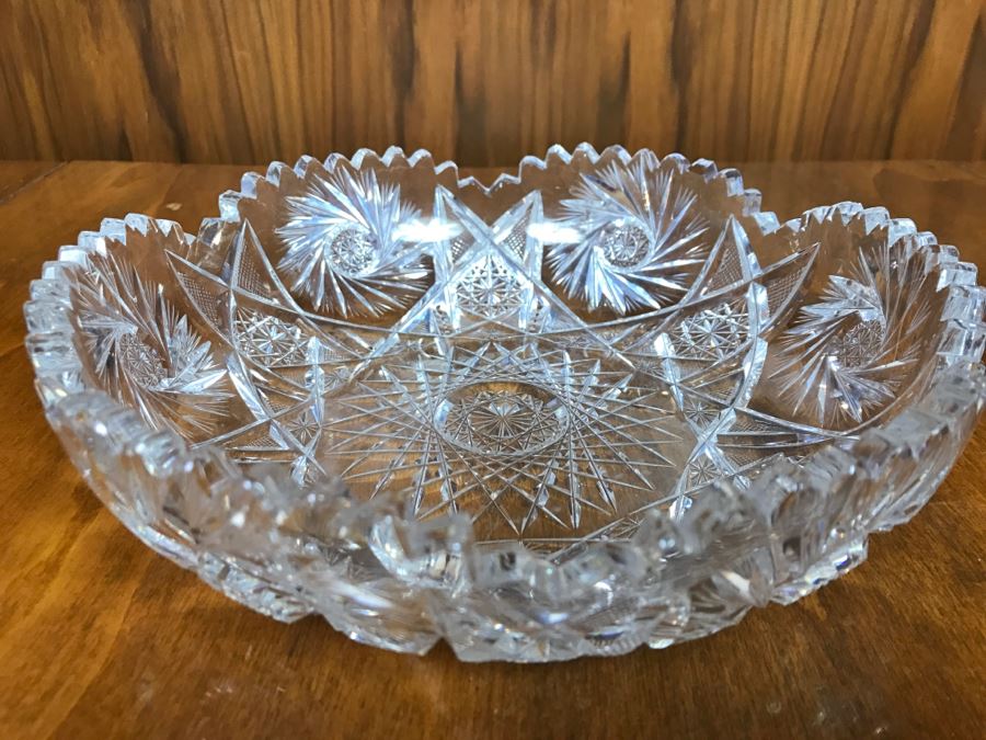Stunning Cut Crystal Bowl
