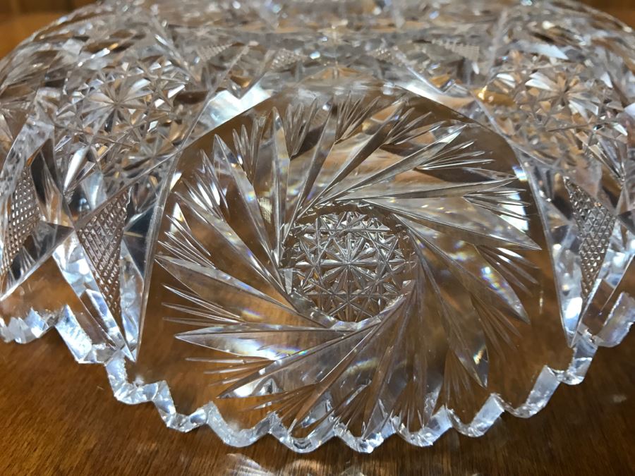 Stunning Cut Crystal Bowl