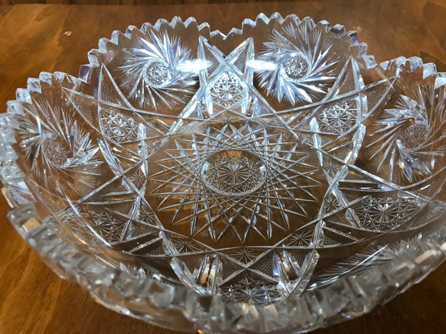 Stunning Cut Crystal Bowl