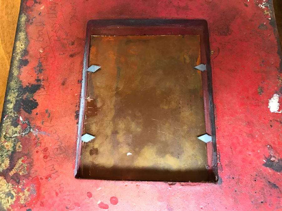 Pair Of Framed Original Portrait Paintings On Copper Signed [Photo 17]