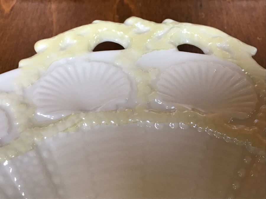 Belleek Handled Dish Ireland [Photo 6]
