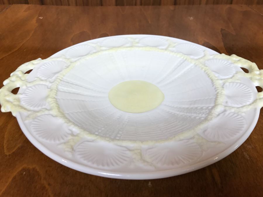 Belleek Handled Dish Ireland [Photo 3]