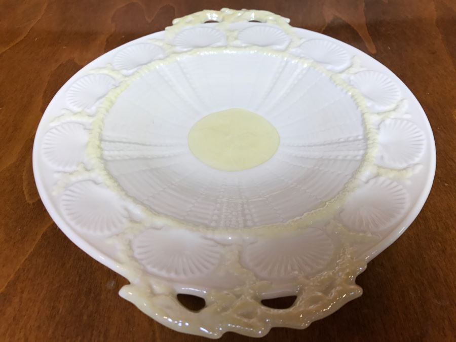 Belleek Handled Dish Ireland [Photo 5]
