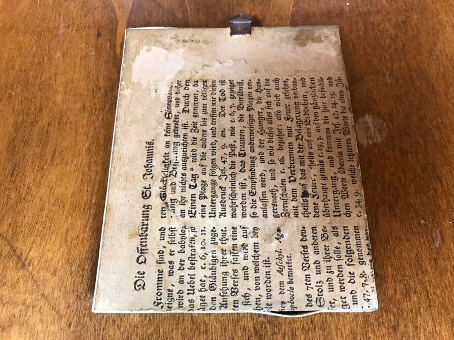 Vintage Miniature Portrait Painting Signed Buchner [Photo 17]