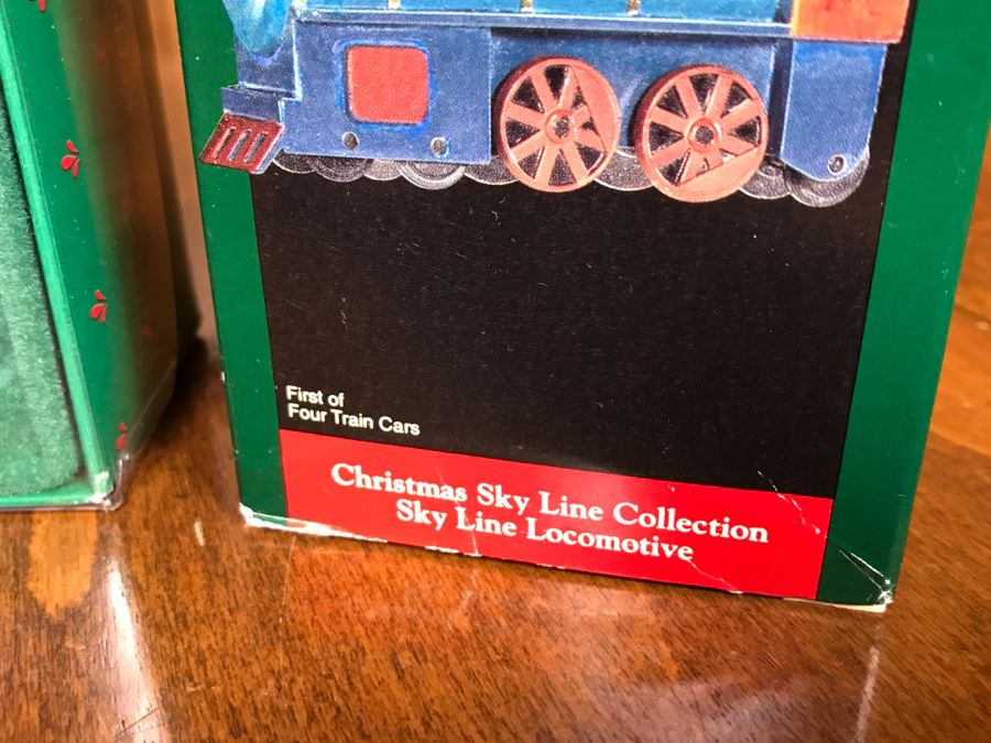 (5) Collector's Series Tin Locomotive Series Christmas Ornaments Hallmark Keepsake [Photo 14]