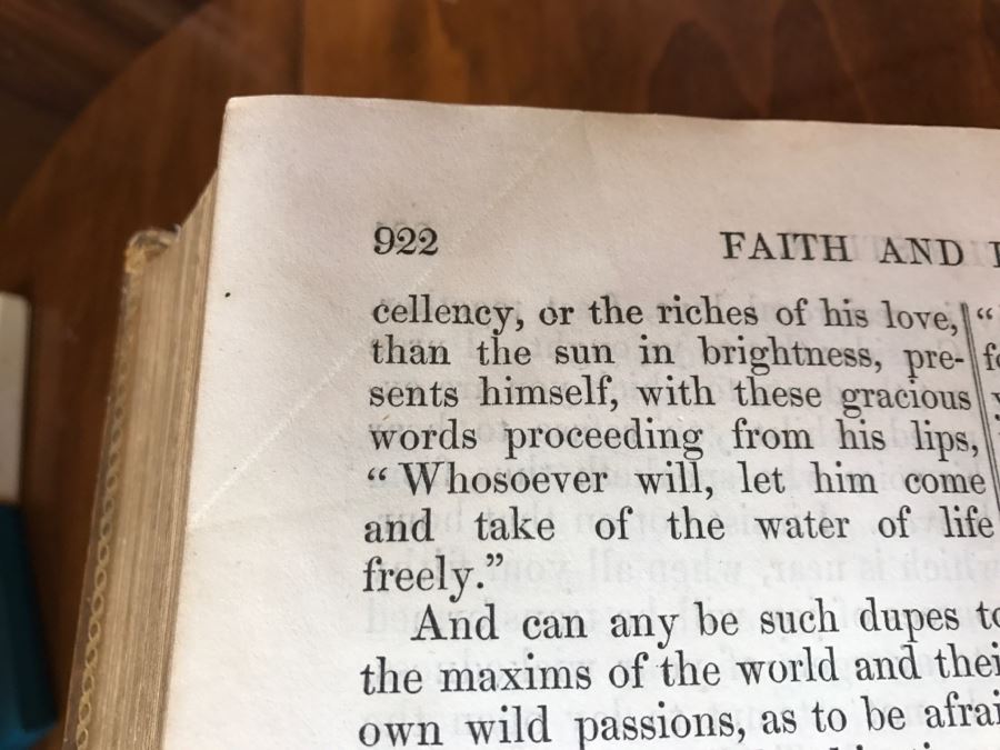 LARGE Format Antique 1857 Book Fleetwood's Life Of Christ And A Full Defence Of Christianity By Rev. J. Fleetwood Illustrated By ((60)) Beautiful Steel Engravings London Thomas Kelly & Co Paternoster Row [Photo 45]