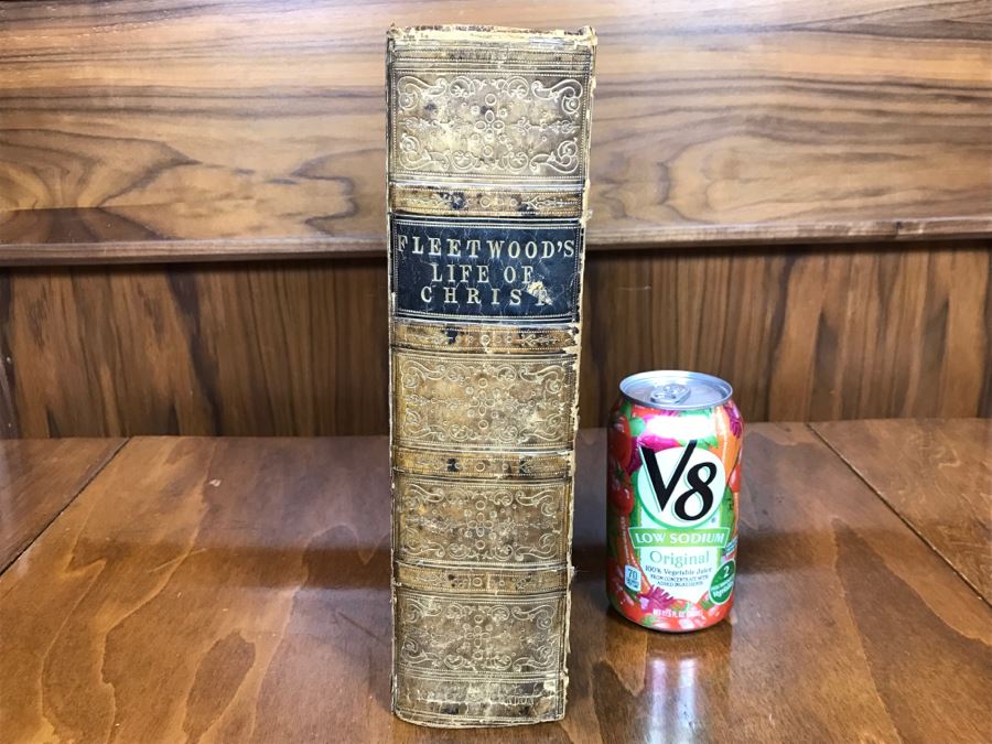 LARGE Format Antique 1857 Book Fleetwood's Life Of Christ And A Full Defence Of Christianity By Rev. J. Fleetwood Illustrated By ((60)) Beautiful Steel Engravings London Thomas Kelly & Co Paternoster Row [Photo 4]
