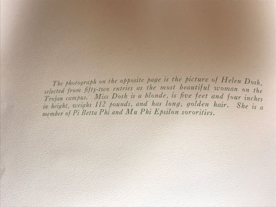 Vintage 1925 Yearbook From Univeristy Of Southern California USC El Rodeo [Photo 9]