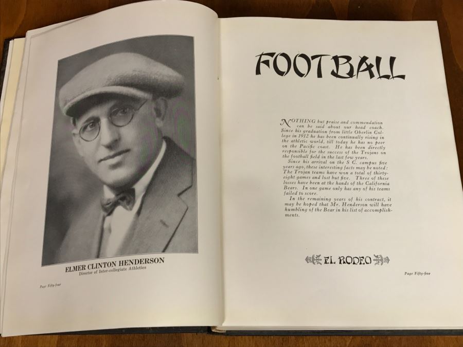 Vintage 1925 Yearbook From Univeristy Of Southern California USC El Rodeo [Photo 11]