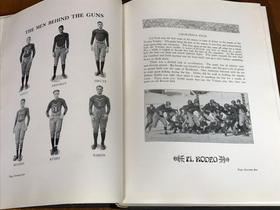 Vintage 1925 Yearbook From Univeristy Of Southern California USC El Rodeo [Photo 19]