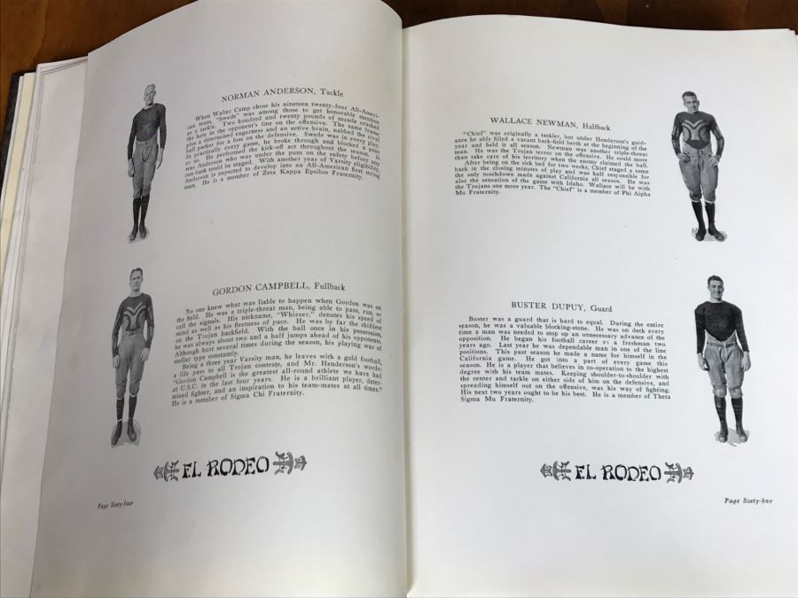 Vintage 1925 Yearbook From Univeristy Of Southern California USC El Rodeo [Photo 15]