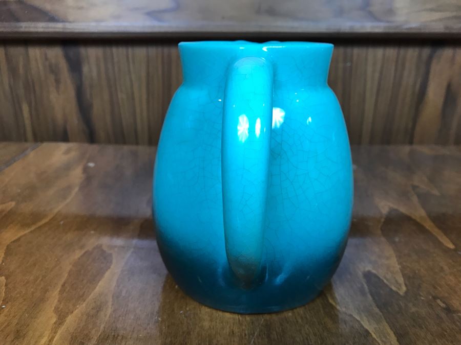 Vintage Graduated Blue Signed Pitcher [Photo 6]