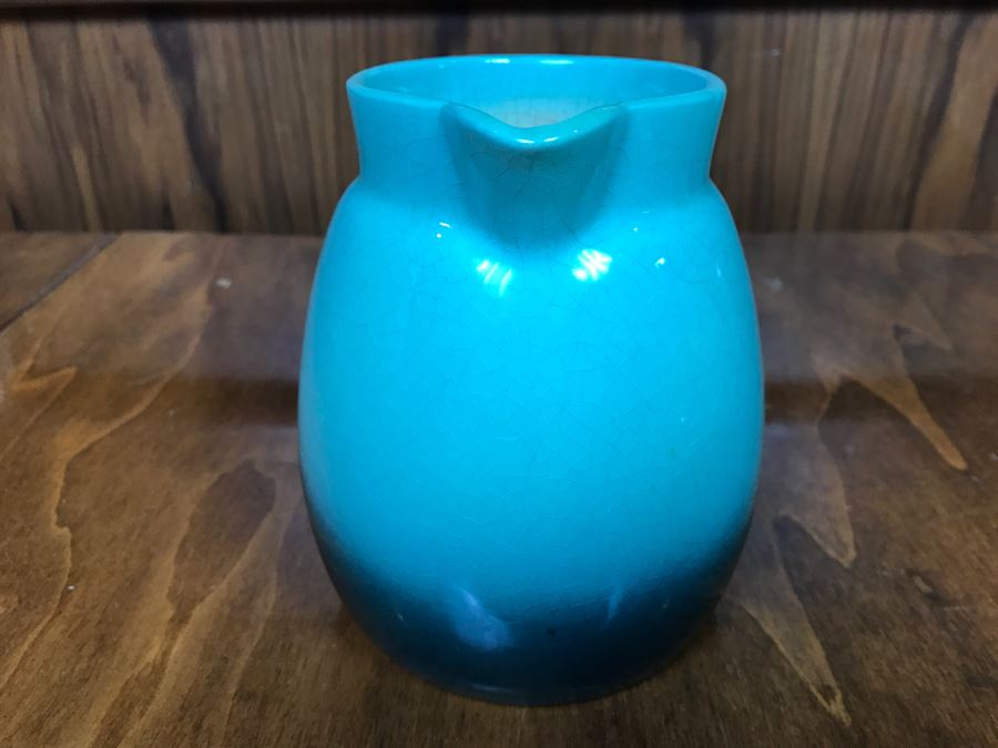 Vintage Graduated Blue Signed Pitcher [Photo 8]