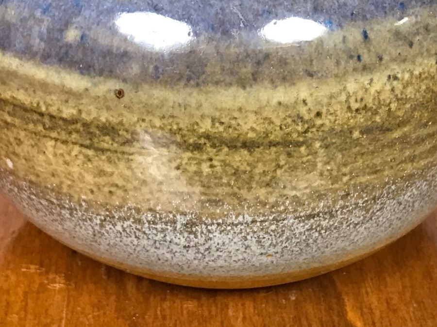 Glazed Pottery Vase Signed S. Lewis [Photo 5]