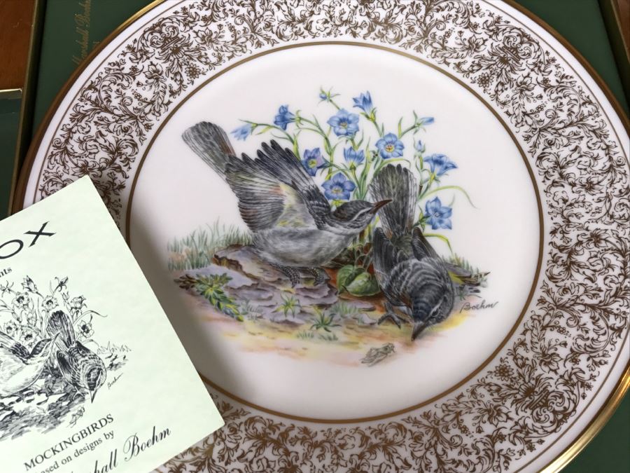 Collection Of (10) LENOX Limited Edition Bird Plates Based On Designs By Edward Marshall Boehm With Original Boxes [Photo 10]