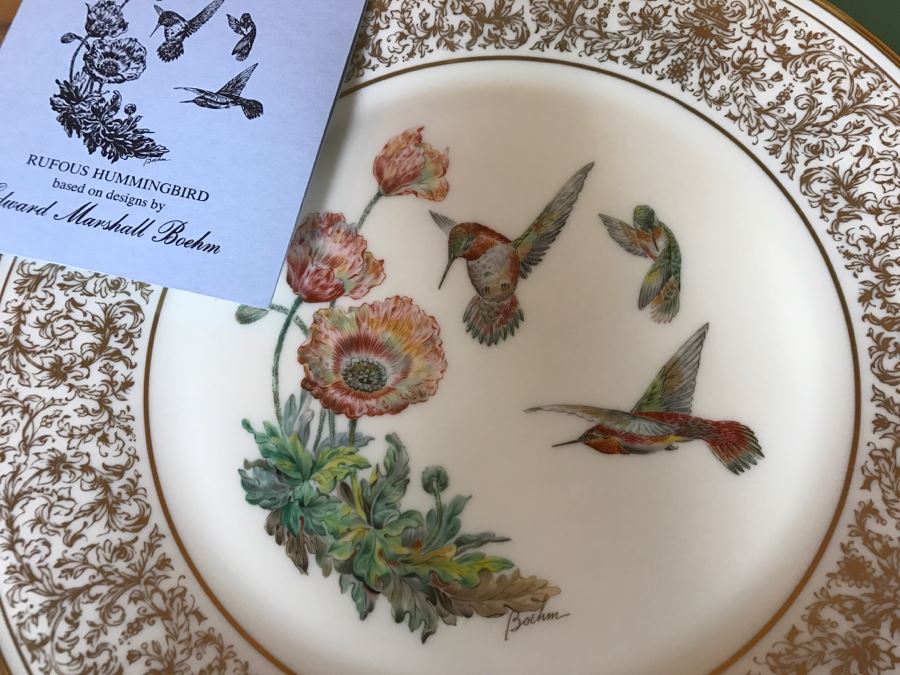 Collection Of (10) LENOX Limited Edition Bird Plates Based On Designs By Edward Marshall Boehm With Original Boxes [Photo 3]