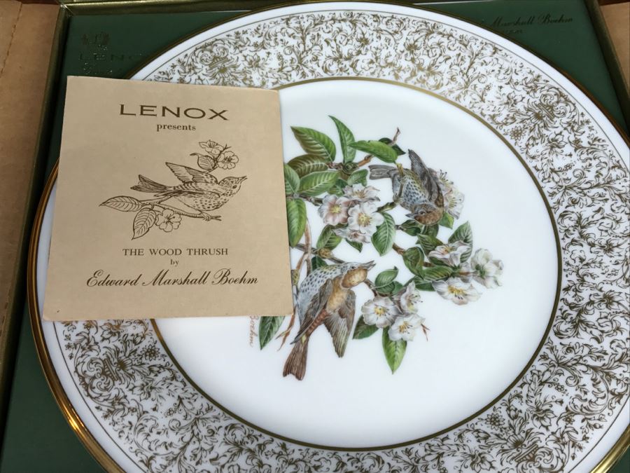 Collection Of (10) LENOX Limited Edition Bird Plates Based On Designs By Edward Marshall Boehm With Original Boxes [Photo 16]
