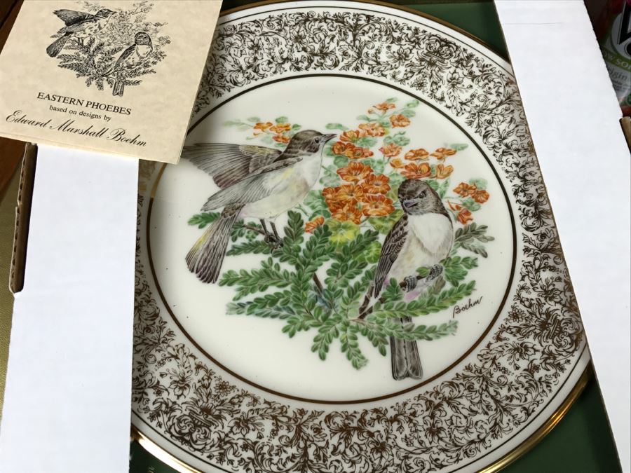 Collection Of (10) LENOX Limited Edition Bird Plates Based On Designs By Edward Marshall Boehm With Original Boxes [Photo 15]