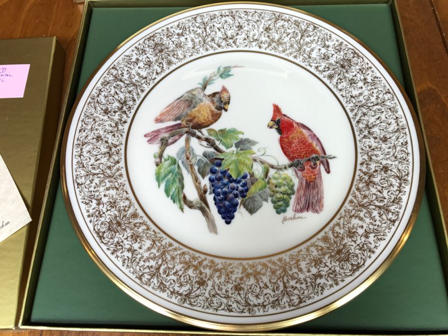 Collection Of (10) LENOX Limited Edition Bird Plates Based On Designs By Edward Marshall Boehm With Original Boxes [Photo 7]