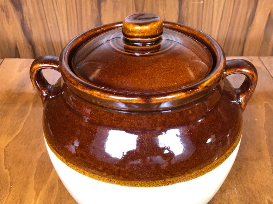 Western Stoneware Lidded Crock Pot [Photo 3]