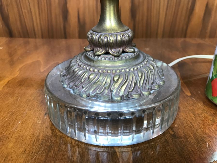 Stunning Designer Brass And Crystal Table Lamp [Photo 10]