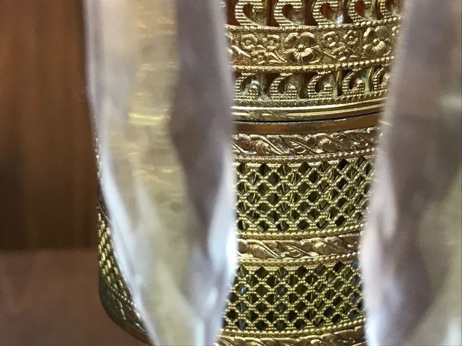 Stunning Designer Brass And Crystal Table Lamp [Photo 12]