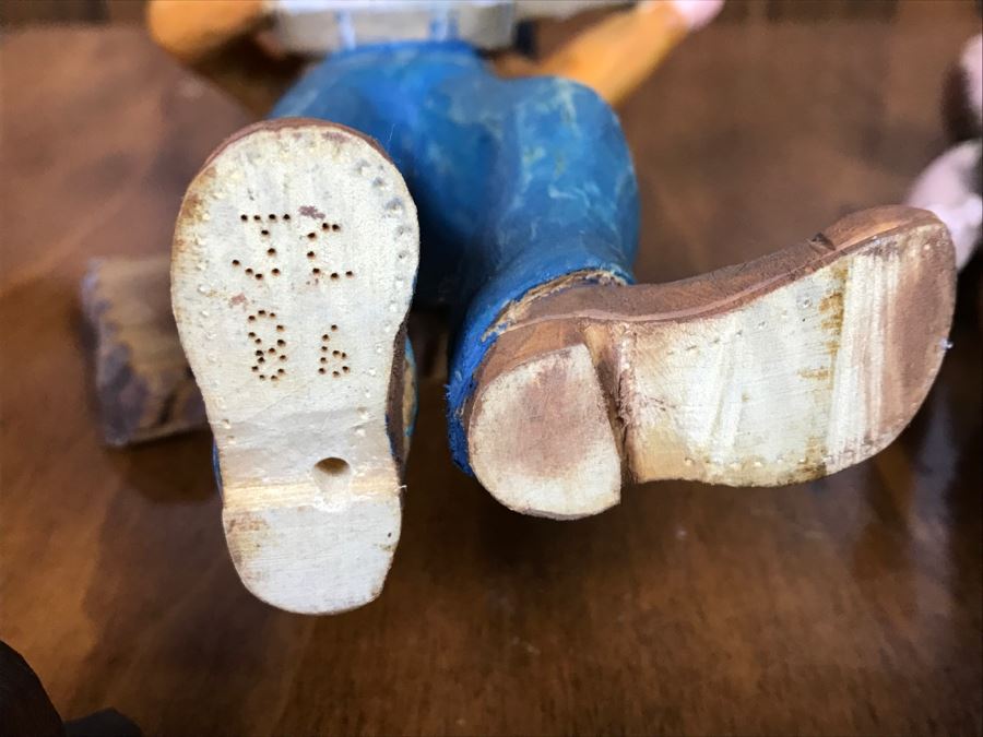 Collection Of (5) Hand Carved And Hand Painted Carvings [Photo 13]