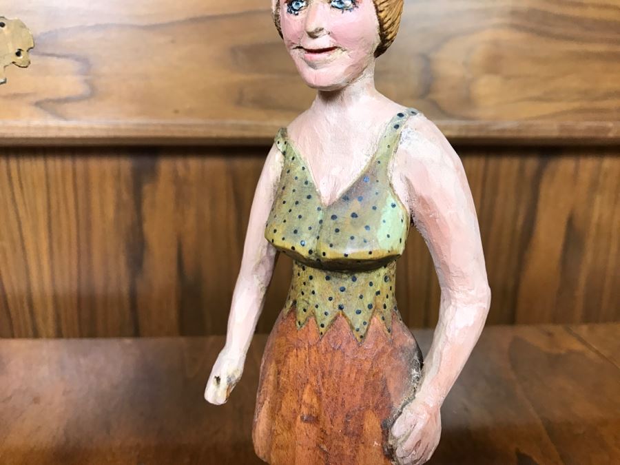 Collection Of (5) Hand Carved And Hand Painted Carvings [Photo 8]