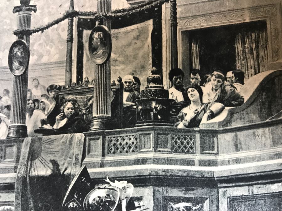 Antique 1887 Two Volume Set Of Books Famous Paintings Text By Fred H. Allen Haskell And Post Company Apx 90 Paintings Combined [Photo 24]